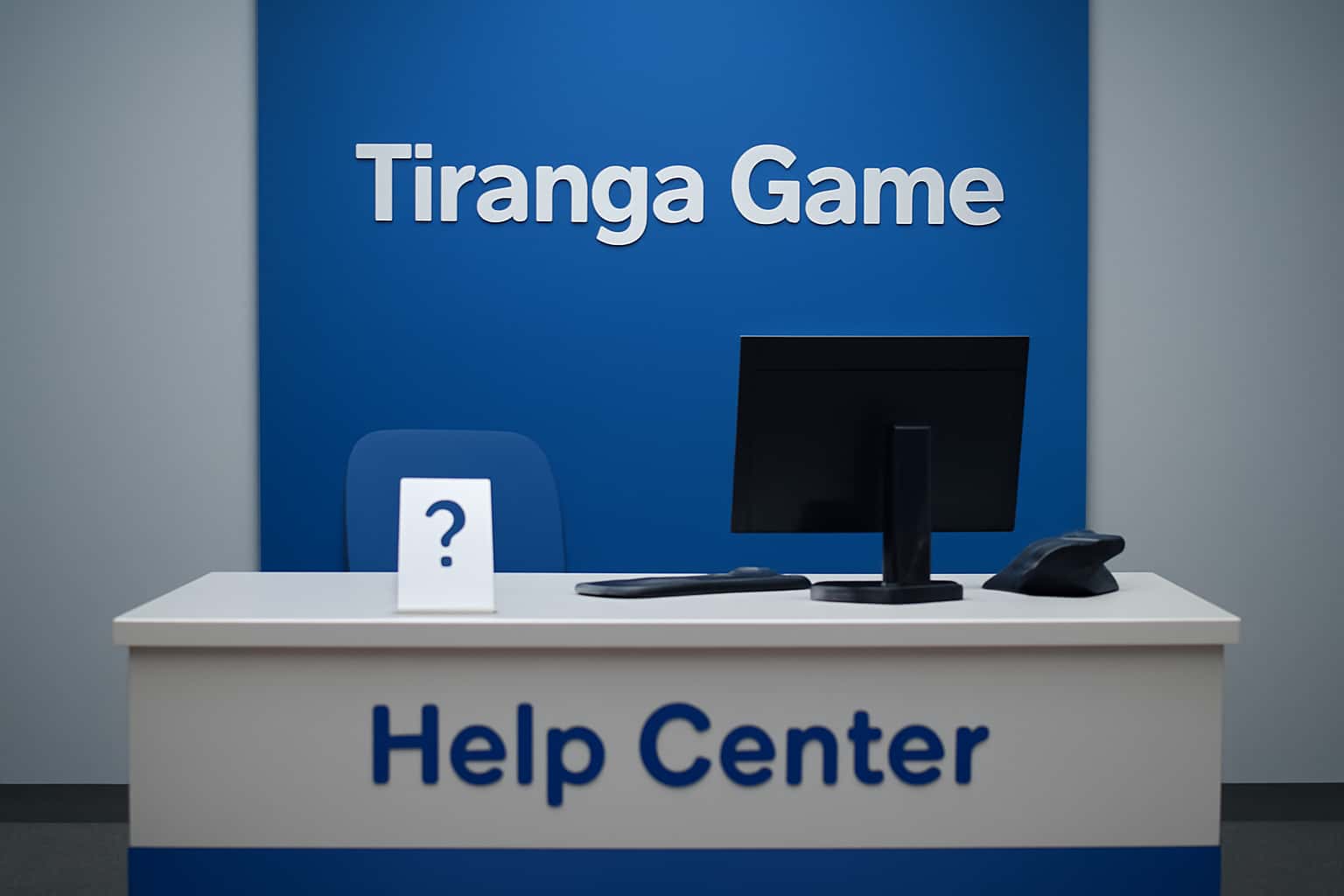 Visual representation of the Tiranga Game Help Center focusing on gaming support.