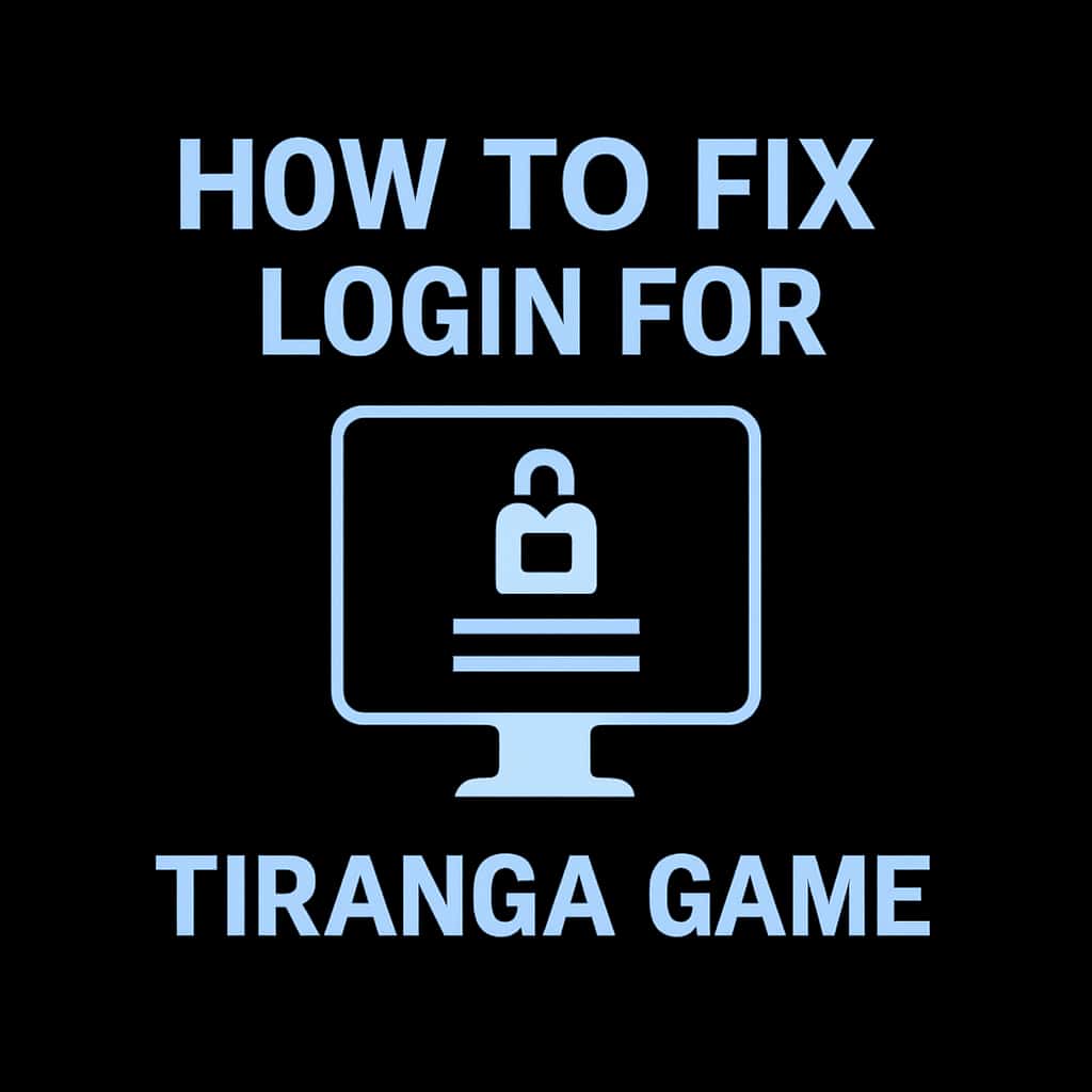 Icon representing the guide for fixing login issues in Tiranga Game.