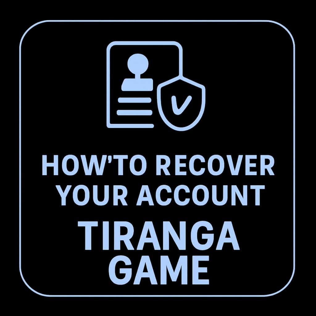 Icon representing account recovery for Tiranga Game.