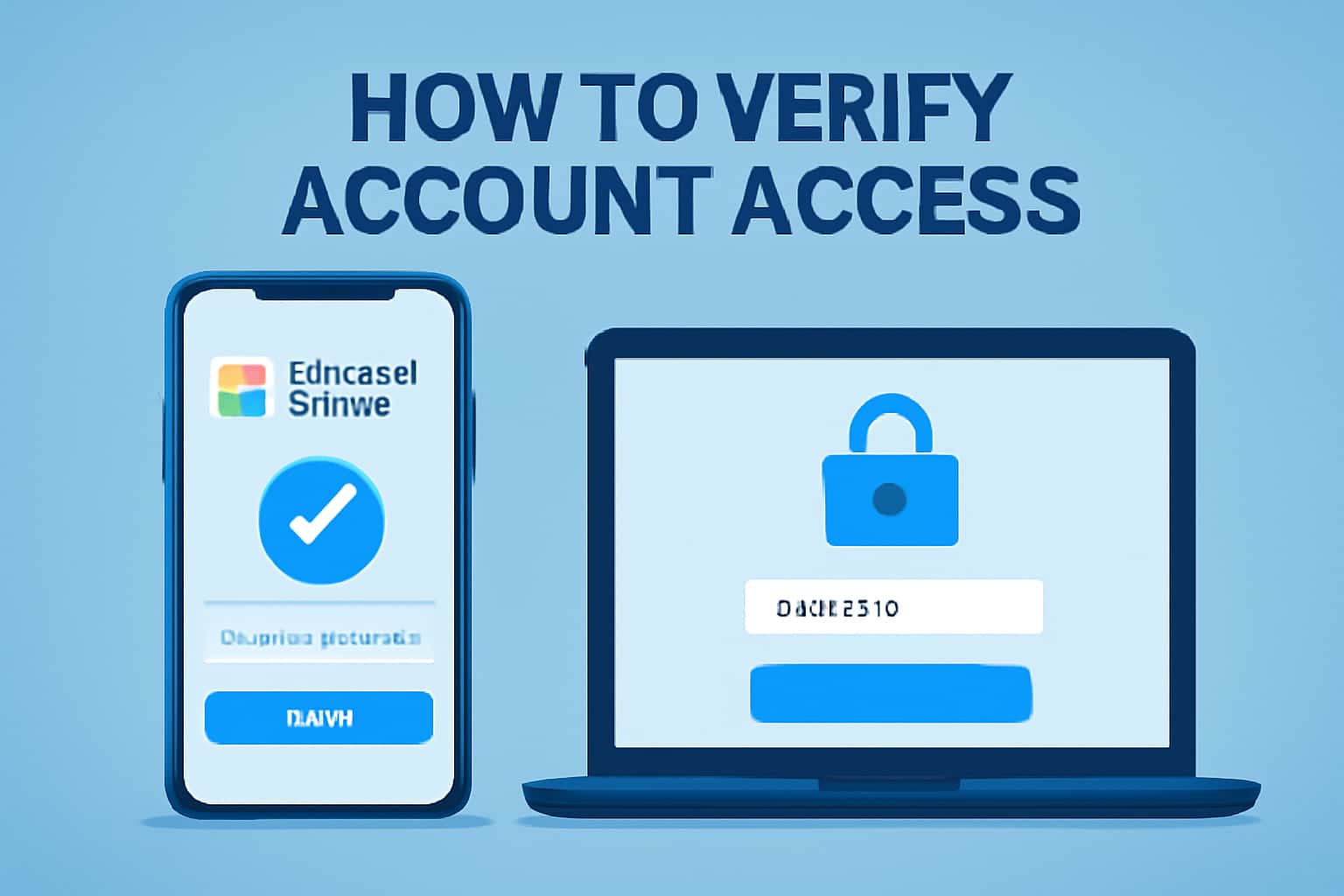 A digital representation of accessing a Tiranga Game account, featuring the text 'How to Verify Account Access' in a modern design.