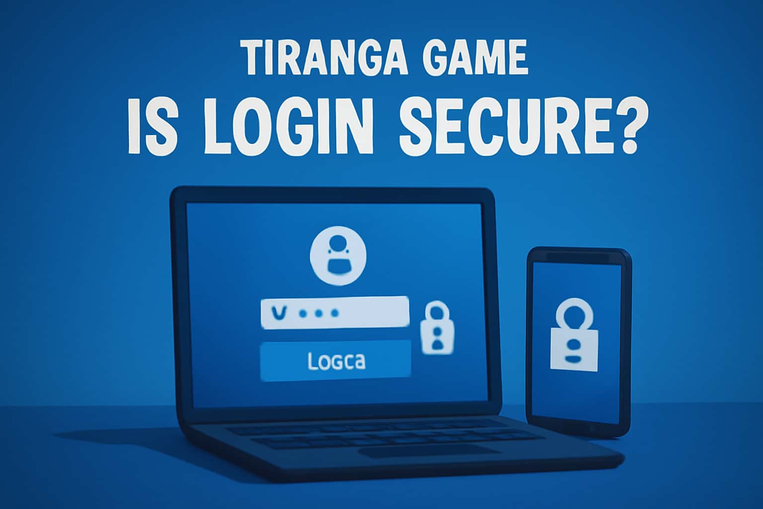 Visual representation of Tiranga Game login security features.
