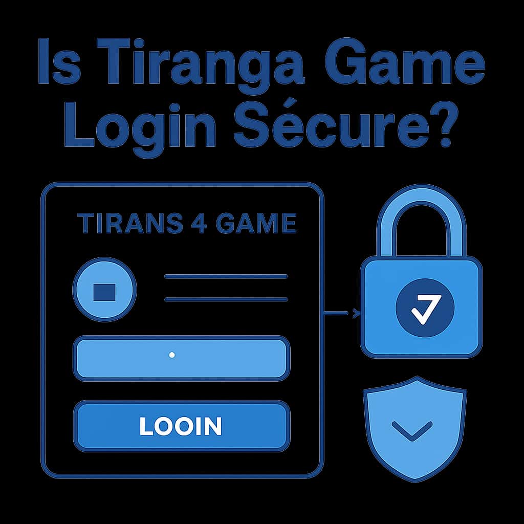 Diagram illustrating Tiranga Game login security measures.