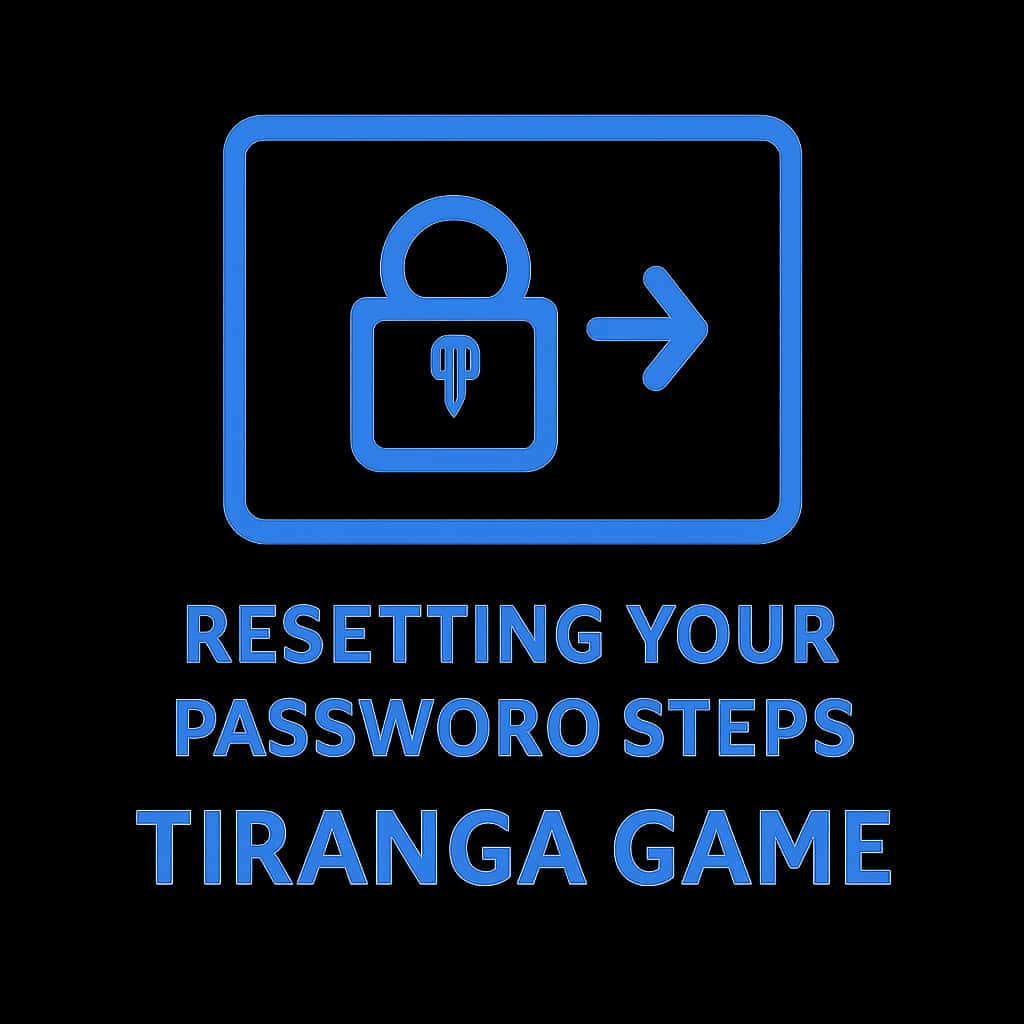 Icon representing the guide for resetting Tiranga Game password.