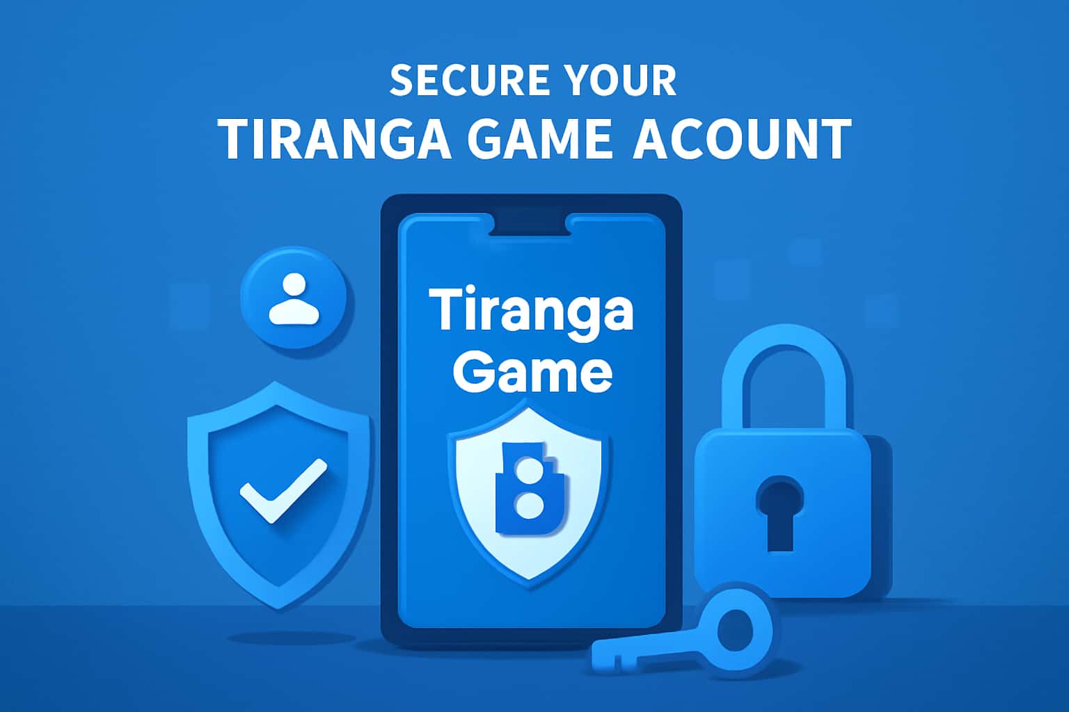 A visual representation emphasizing the importance of securing your Tiranga Game account.