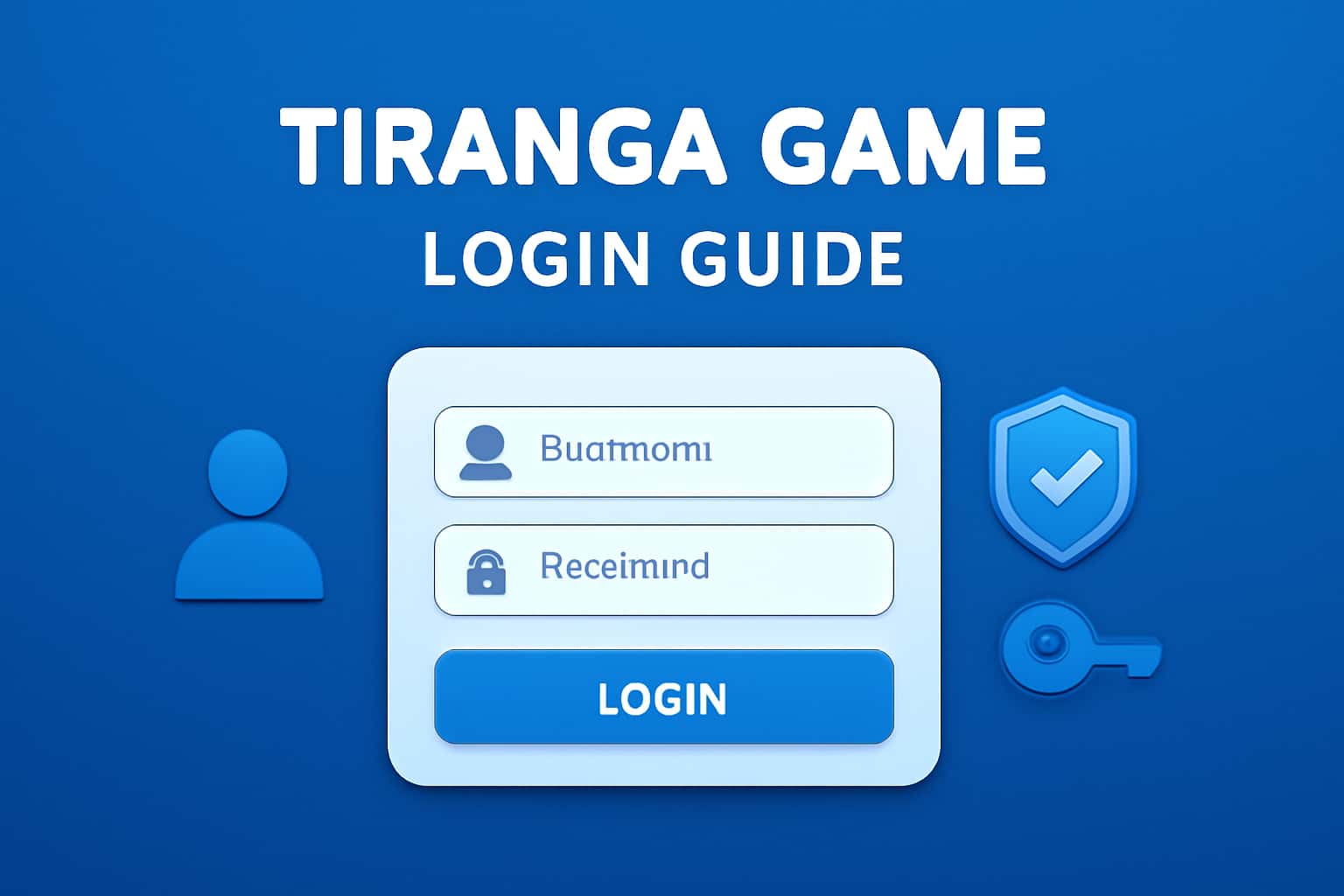 An informative visual representation of the Tiranga Game Login Guide.