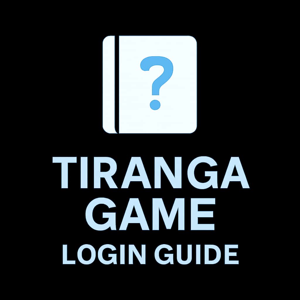 A professional icon symbolizing the Tiranga Game Login Guide.