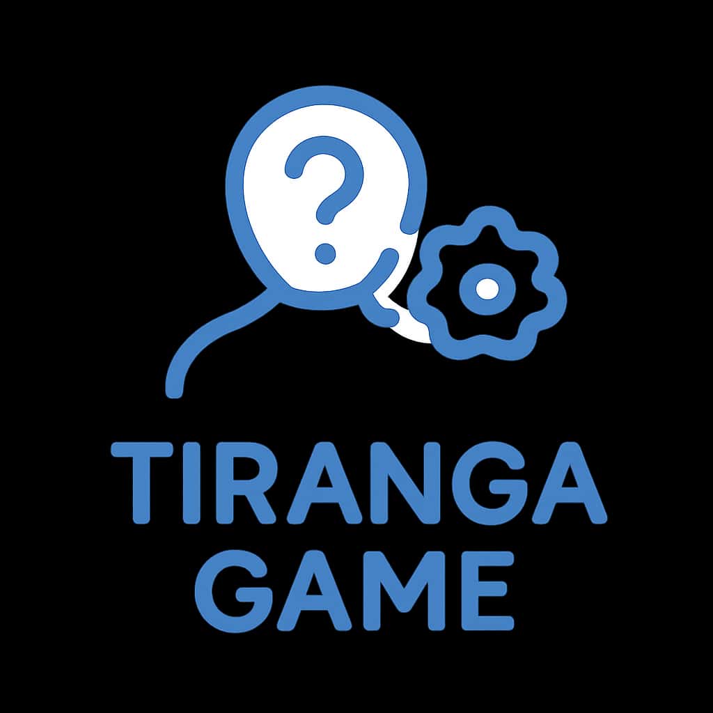 Icon representing troubleshooting access for Tiranga Game
